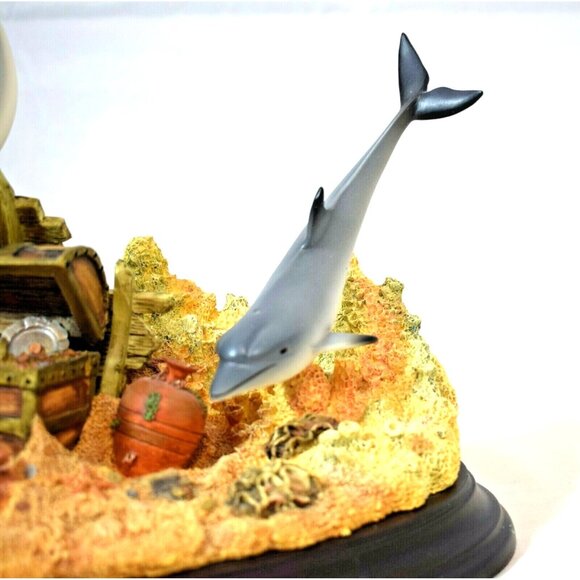Lenox Treasures of the Deep Dolphin Seabed Large Vintage Figurine 2002 - Picture 3 of 9
